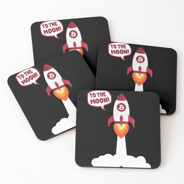 Item preview, Bitcoin Rocket To The Moon designed and sold by GenmareTumber.