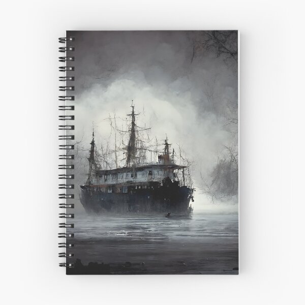 Item preview, Ghostly Ship designed and sold by Foodcolored.