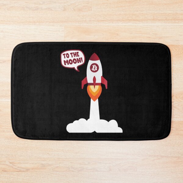 Item preview, Bitcoin Rocket To The Moon designed and sold by GenmareTumber.