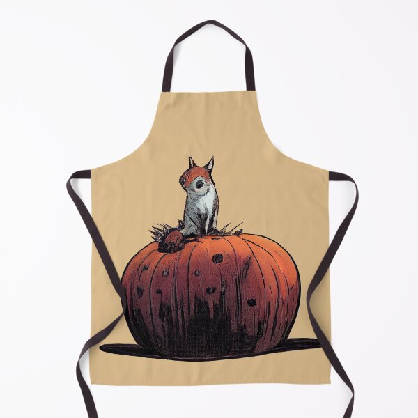 Item preview, Red squirrel on a pumpkin designed and sold by etherElric.