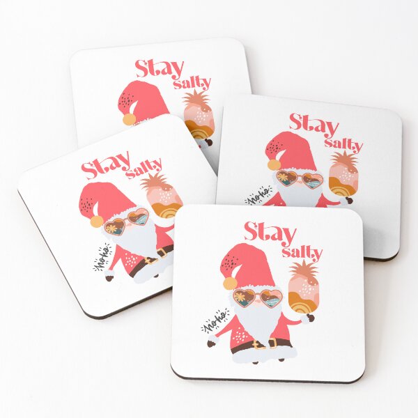 Item preview, stay salty ,retro santa claus,christmas funny designed and sold by InnaMGraphic.