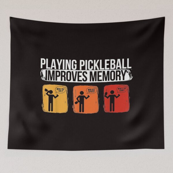 Item preview, Playing Pickleball improves memory designed and sold by brockmaxwell.