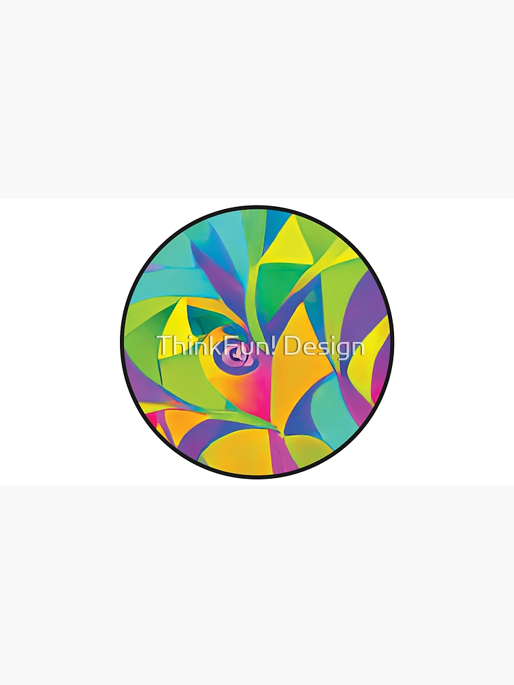 Imagen 3 de 3, Gorra con la obra Vibrant Life Abstract Digital Paintings, diseñada y vendida por ThinkFun! Design.