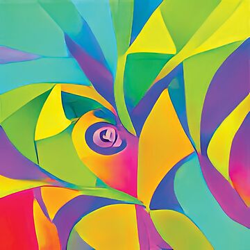 Imagen de la obra Vibrant Life Abstract Digital Paintings de ThinkFun! Design