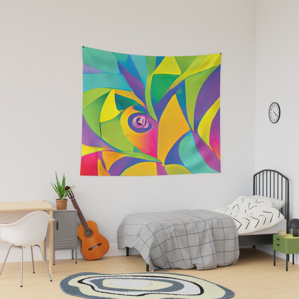 Vista previa del artículo con la obra «Tela decorativa», diseñado y vendido por ThinkFunDesign.