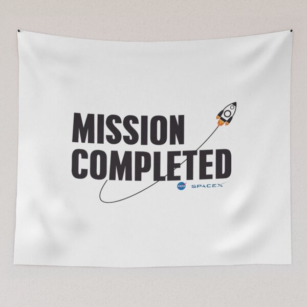 Item preview, Mission Completed Nasa Space X designed and sold by GenmareTumber.