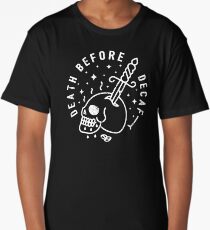 Death Before Decaf Long T-Shirt