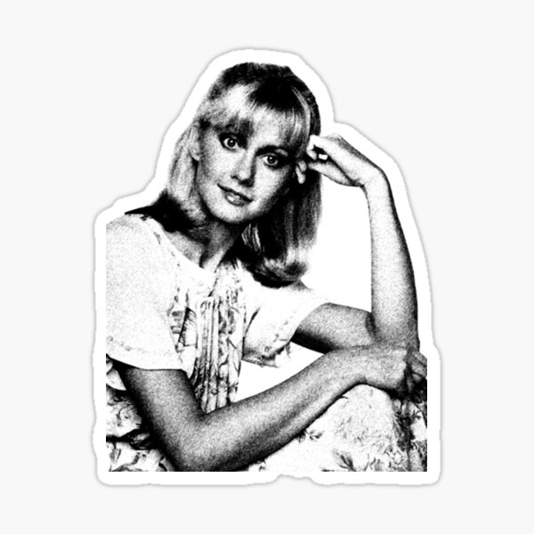 Olivia Newton John Vintage Pencil Drawing Style 2 Sticker For Sale By Abeyouabeyouhi 5407