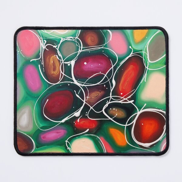 Item preview, Red And Green Pebbles designed and sold by DavidClareArt.