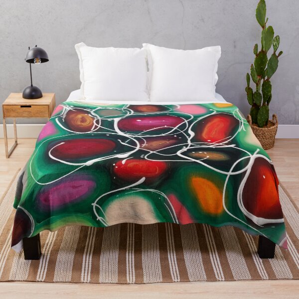 Item preview, Red And Green Pebbles designed and sold by DavidClareArt.