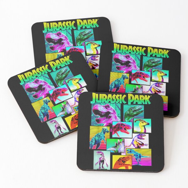Item preview, Dinosaurs Of The Park Neon Retro designed and sold by TarynAbbott.