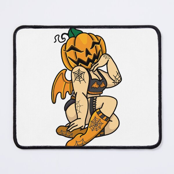 Item preview, Halloween Pumpkin Head Girl  designed and sold by KapibaraARTist.