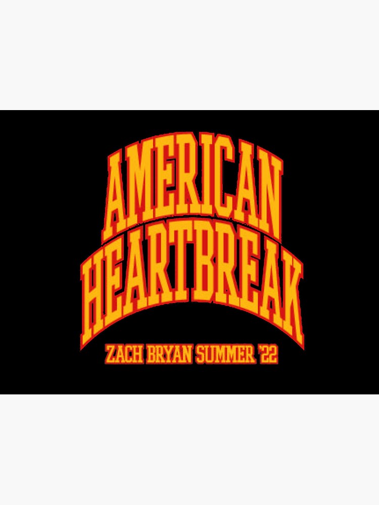 "Zach Bryan American heartbreak sticker" Sticker for Sale by