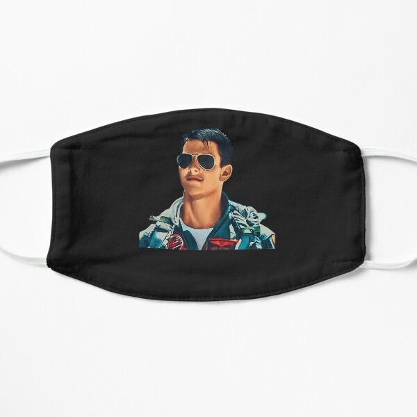 Top gun maverick tom cruise Flat Mask
