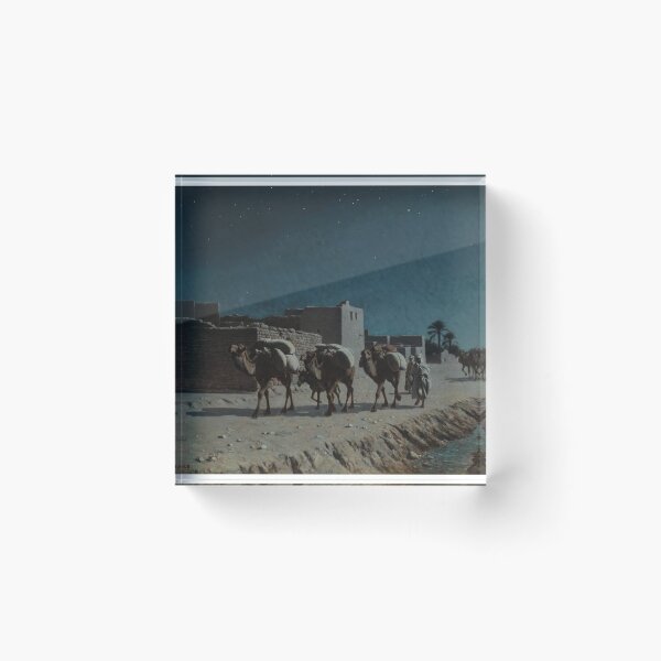 Item preview, Camel Train By Moonlight (1899) Jean Baptiste Paul Lazerges (French, 1845-1902) designed and sold by TeeARTHY.