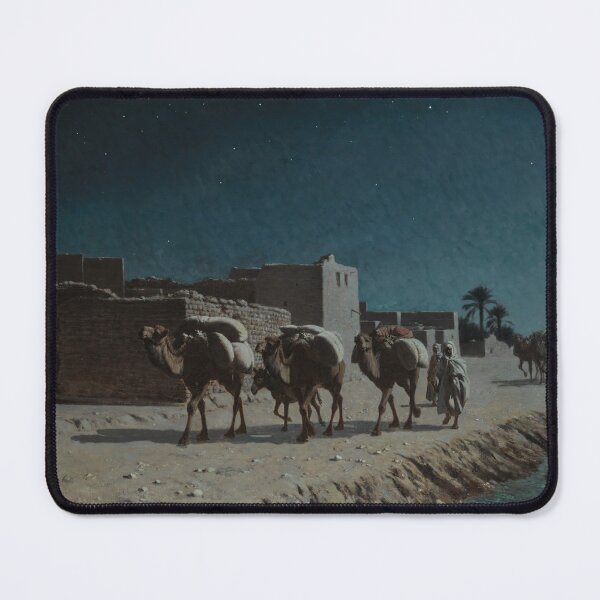 Item preview, Camel Train By Moonlight (1899) Jean Baptiste Paul Lazerges (French, 1845-1902) designed and sold by TeeARTHY.