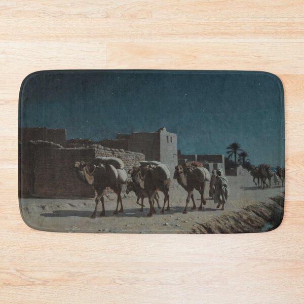Item preview, Camel Train By Moonlight (1899) Jean Baptiste Paul Lazerges (French, 1845-1902) designed and sold by TeeARTHY.