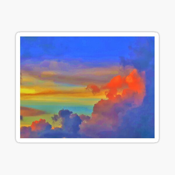 Cloud Colour Symphony Sticker
