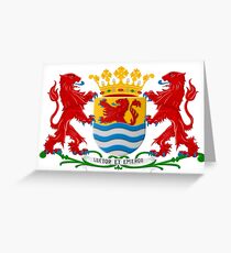 Zeeland Coat of Arms, Netherlands Greeting Card