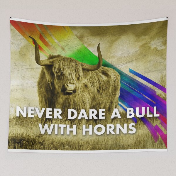 Item preview, Never Dare A Bull with Horns designed and sold by Tyler Christian.