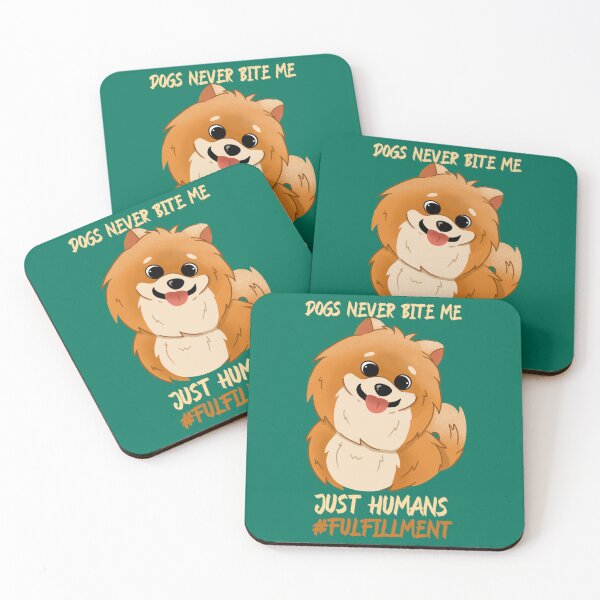 Item preview, Dogs never bite me Just humans   designed and sold by CateBlyh2.