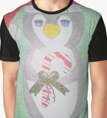 Christmas Penguin Graphic T-Shirt