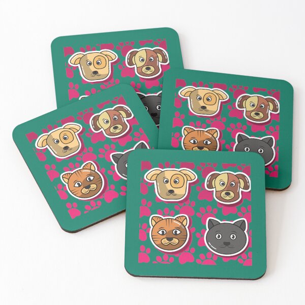 Item preview, FANNY DOG AND CAT- Cute Animal For Kids    designed and sold by CateBlyh2.