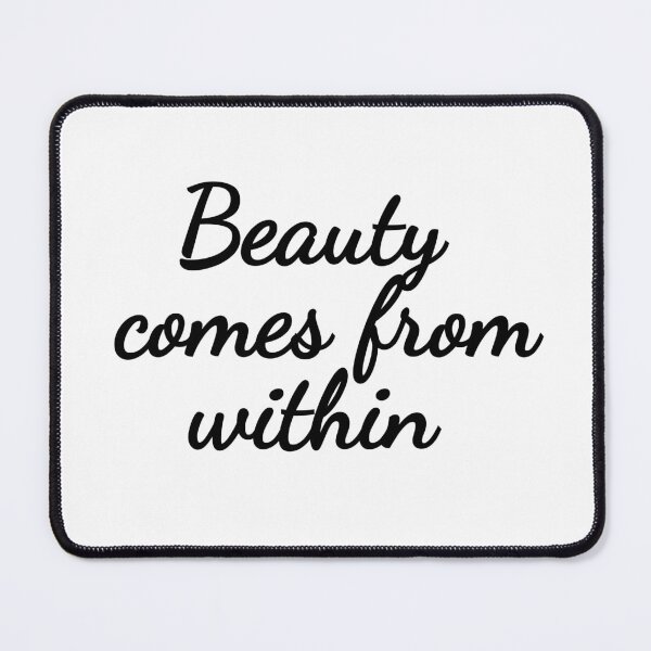 Item preview, Beauty comes from within - Calligraphy Art designed and sold by Words-Artist.