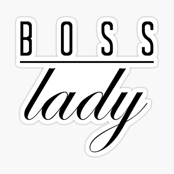 Download Boss Lady Stickers | Redbubble