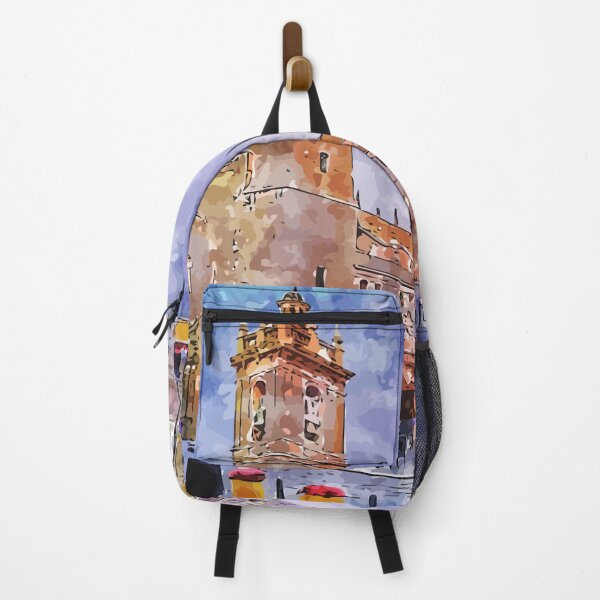 Item preview, Iglesia de los Santos Juanes Valencia Spain Watercolor Illustration designed and sold by KawaiiTops.