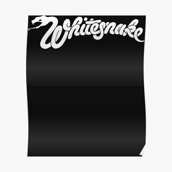 "Whitesnake logo" Poster for Sale by DonnaScott68 Redbubble
