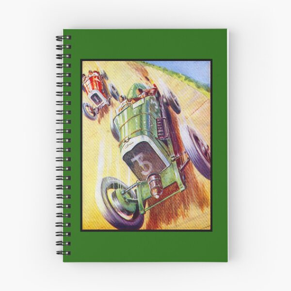 Artikelvorschau, AUTOMOBILE RACING: Vintage Malerei drucken entworfen und verkauft von posterbobs.