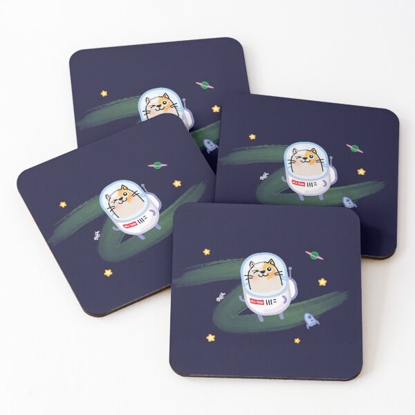 Item preview, Flying Major Tom Space Cat designed and sold by pppixel.