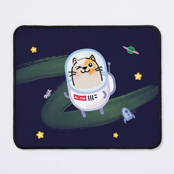 Item preview, Flying Major Tom Space Cat designed and sold by pppixel.