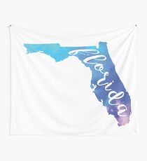 Florida - Watercolor Wall Tapestry