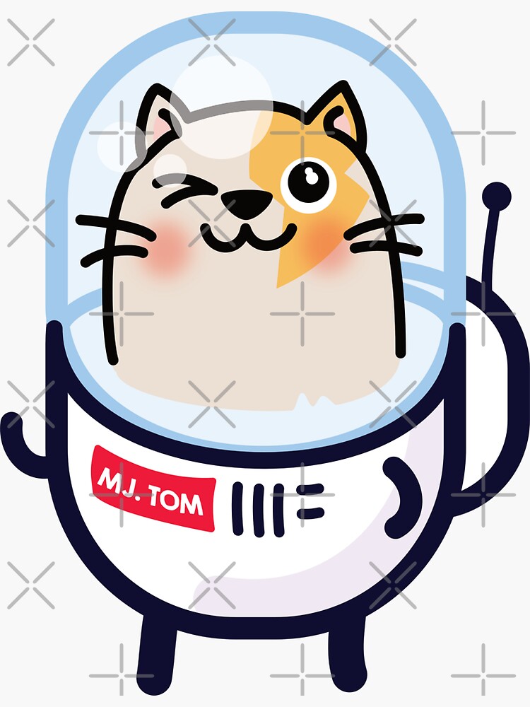 Major Tom Space Cat Sticker For Sale By Pppixel Redbubble major-tom-space-cat-sticker-for-sale-by-pppixel-redbubble