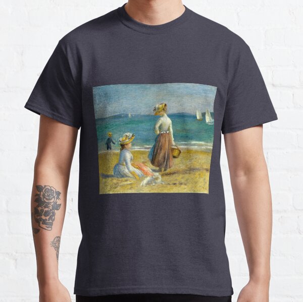 Auguste Renoir Figures on the Beach Classic T-Shirt