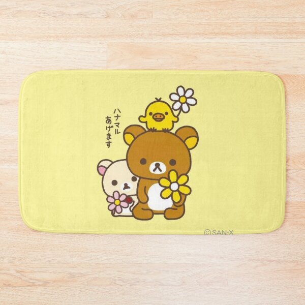 Item preview, Rilakkuma with Flowers designed and sold by friedslug.