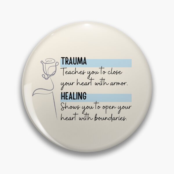 Item preview, Trauma vs Healing designed and sold by ThoughtJumble.