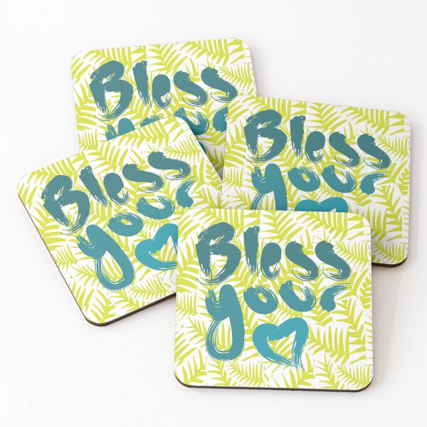 Item preview, Bless Your Heart in blues designed and sold by katerosestudios.