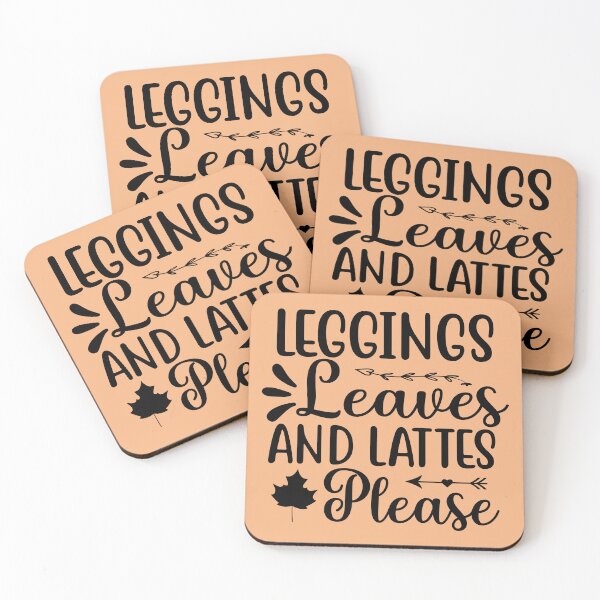 Item preview, Autumn Leaves and Lattes Please designed and sold by IdeaIllustrator.
