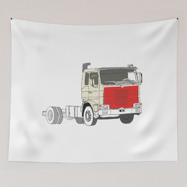 Item preview, Juggernaut, Vintage Truck, Oldtimer Lorry, Transprt Paintings designed and sold by SW Longwave.