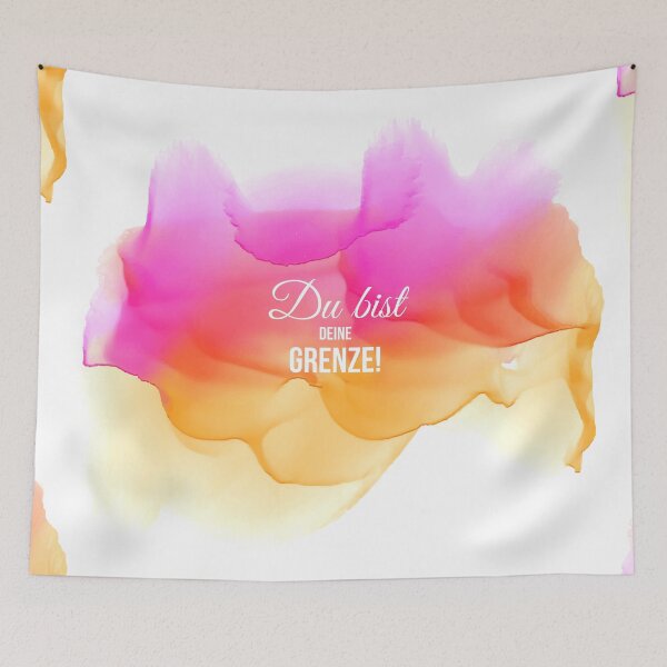 Item preview, You are your limit "Selbstmotivation / Glück © hatgirl.de (quote, philosophy) designed and sold by hatgirldesign.