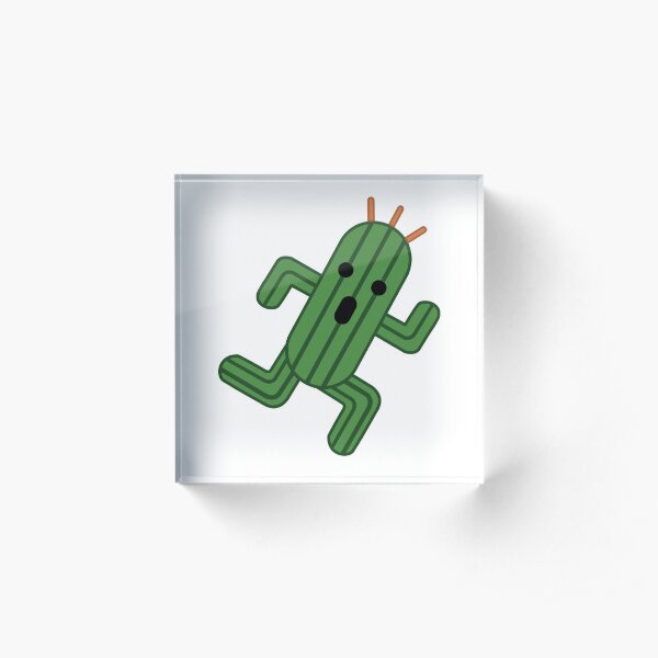 Cactuar Acrylic Block