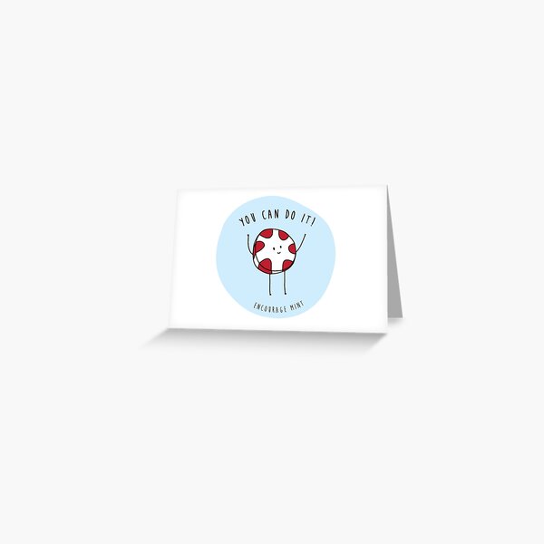 encourage mint Greeting Card