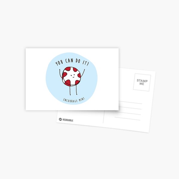 encourage mint Postcard