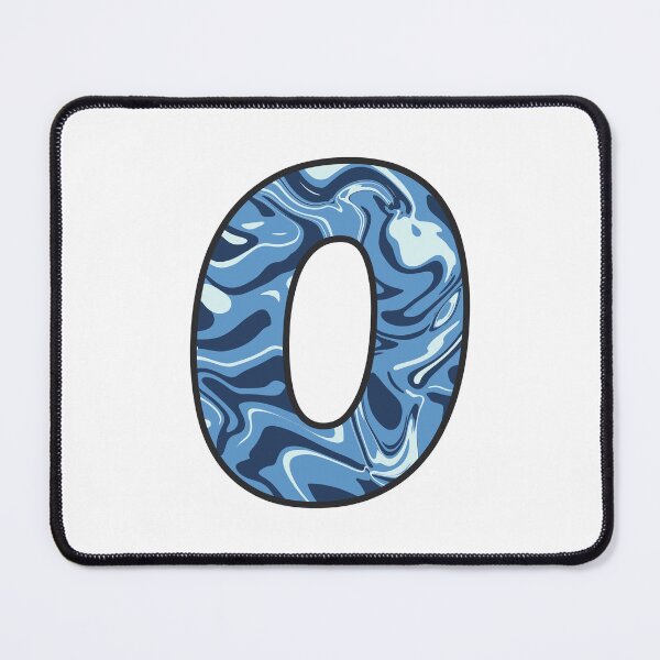 Item preview, 0 (Zero) - Blue Marble Alphabet Letter designed and sold by Emmyteddy.