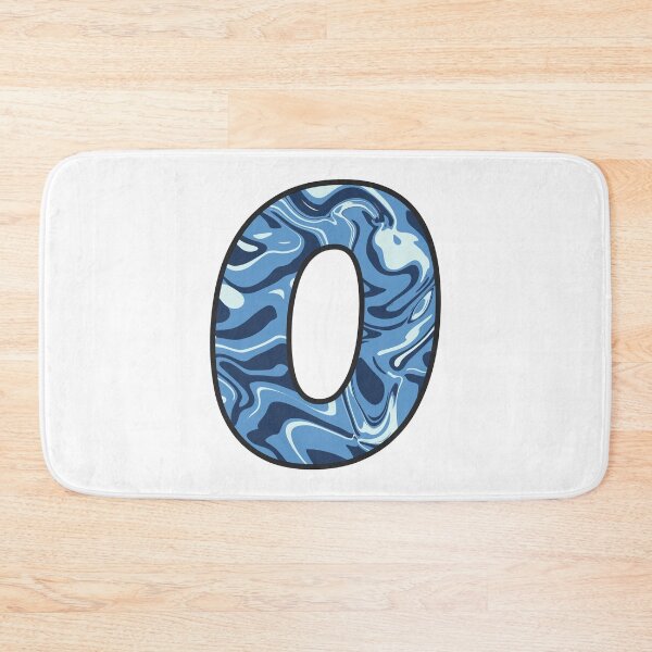 Item preview, 0 (Zero) - Blue Marble Alphabet Letter designed and sold by Emmyteddy.