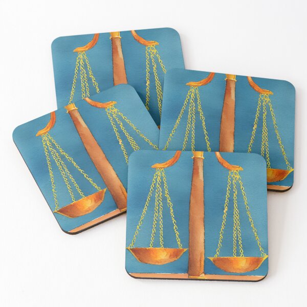 Item preview, Balanza de la justicia en acuarela designed and sold by Art-of-AI.