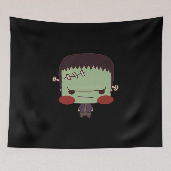 Item preview, Frankenstein Cute Chibi Vintage Spooky Halloween designed and sold by cutieotter.